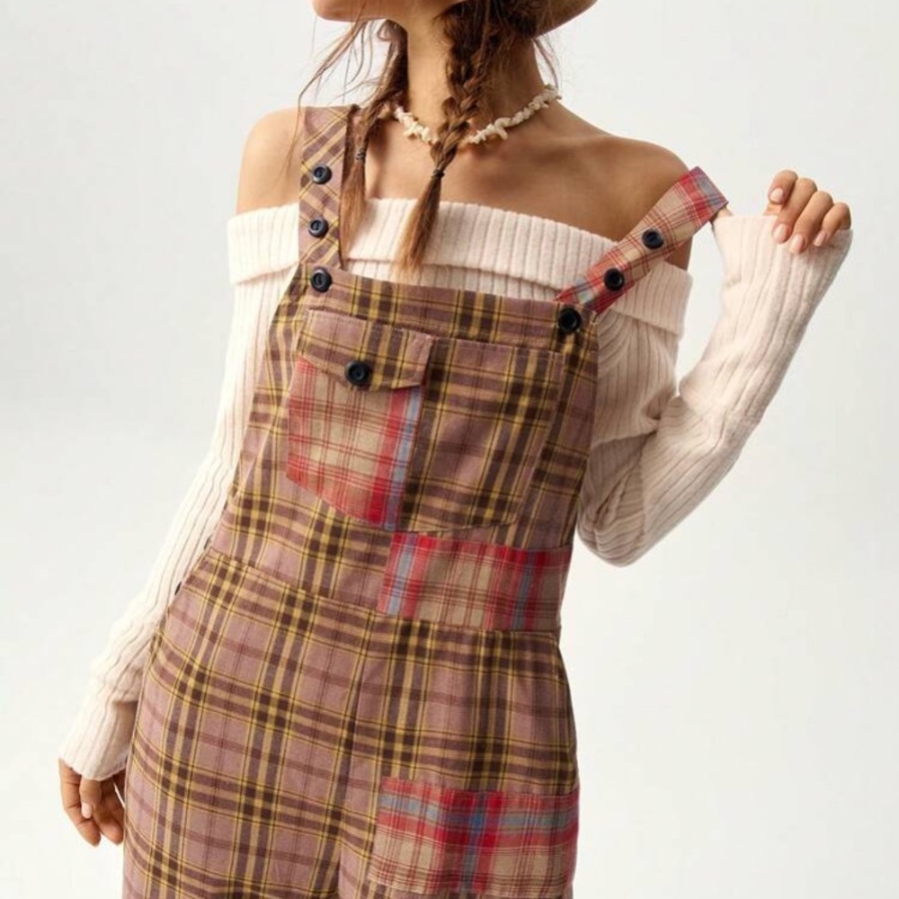 Boutique Flannel Overalls
